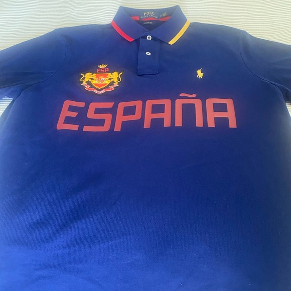NWOT Classic Fit Spain Polo Shirt No Stains Smoke Free Home. - Picture 1 of 9